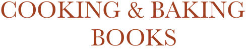 COOKING & BAKING       
               BOOKS