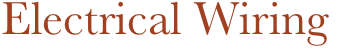 Electrical Wiring