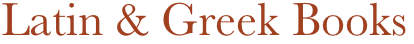 Latin & Greek Books