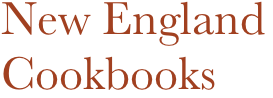 New England Cookbooks