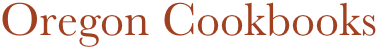 Oregon Cookbooks