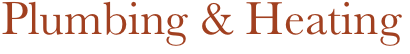 Plumbing & Heating 