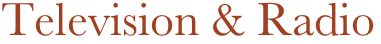 Television & Radio