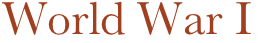World War I
